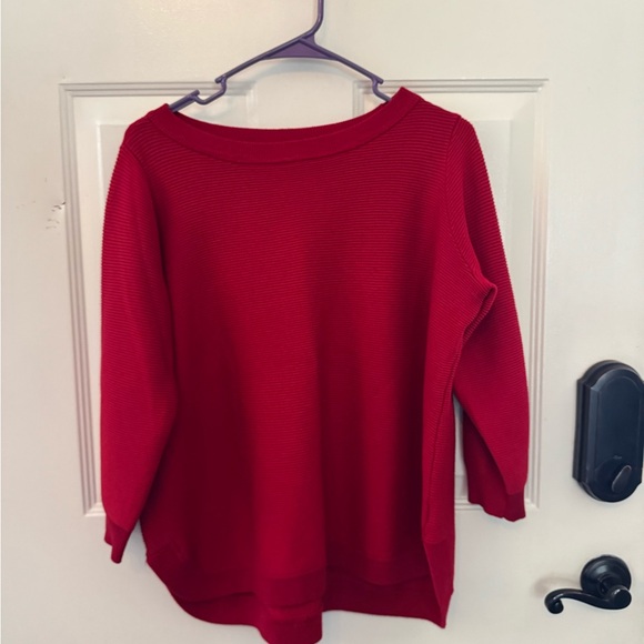 Cyrus Sweaters - Cyrus Vibrant Red Women's Crew Neck Sweater